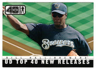 Bill Hall - Milwaukee Brewers - New Releases (MLB Baseball Card) 2002 Upper Deck 40-Man # 1019 Mint