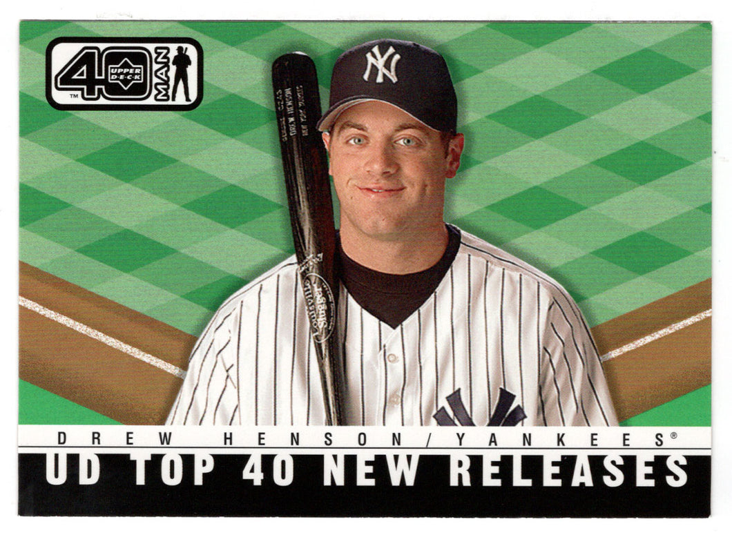 Drew Henson - New York Yankees - New Releases (MLB Baseball Card) 2002 Upper Deck 40-Man # 1050 Mint