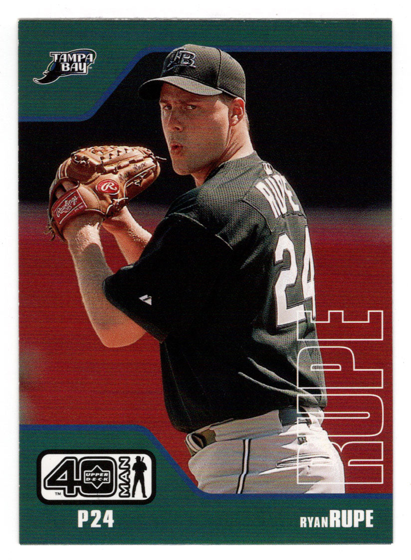 Ryan Rupe - Tampa Bay Devil Rays (MLB Baseball Card) 2002 Upper Deck 40-Man # 108 Mint