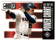 Rafael Palmeiro - Texas Rangers - Power Chart (MLB Baseball Card) 2002 Upper Deck 40-Man # 1120 Mint