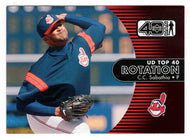 C.C. Sabathia - Cleveland Indians - Rotation (MLB Baseball Card) 2002 Upper Deck 40-Man # 1150 Mint