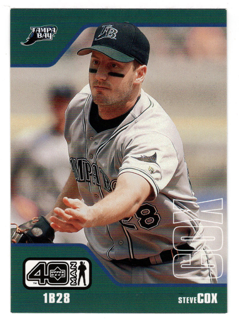 Steve Cox - Tampa Bay Devil Rays (MLB Baseball Card) 2002 Upper Deck 40-Man # 115 Mint