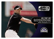 Mike Hampton - Colorado Rockies - Rotation (MLB Baseball Card) 2002 Upper Deck 40-Man # 1162 Mint