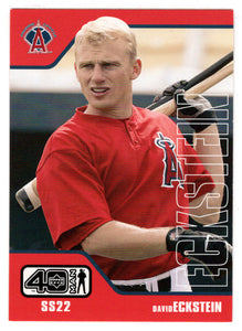 David Eckstein - Anaheim Angels (MLB Baseball Card) 2002 Upper Deck 40-Man # 14 Mint