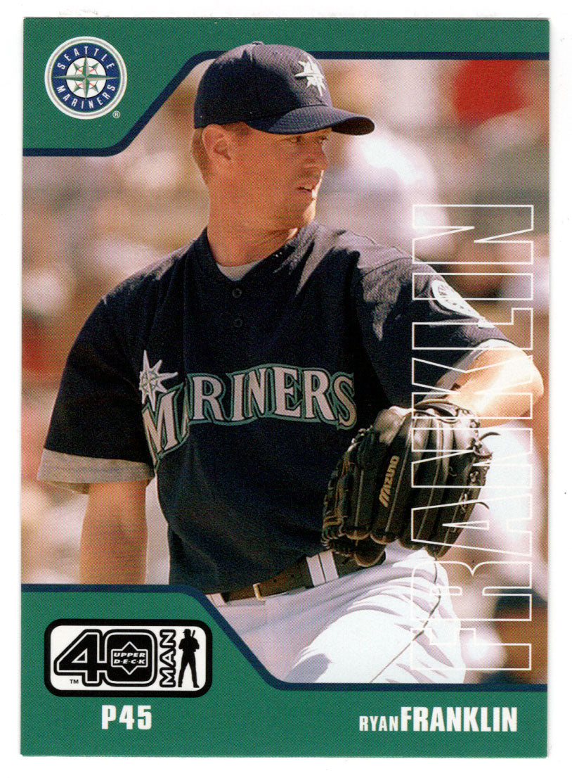 Ryan Franklin - Seattle Mariners (MLB Baseball Card) 2002 Upper Deck 40-Man # 188 Mint