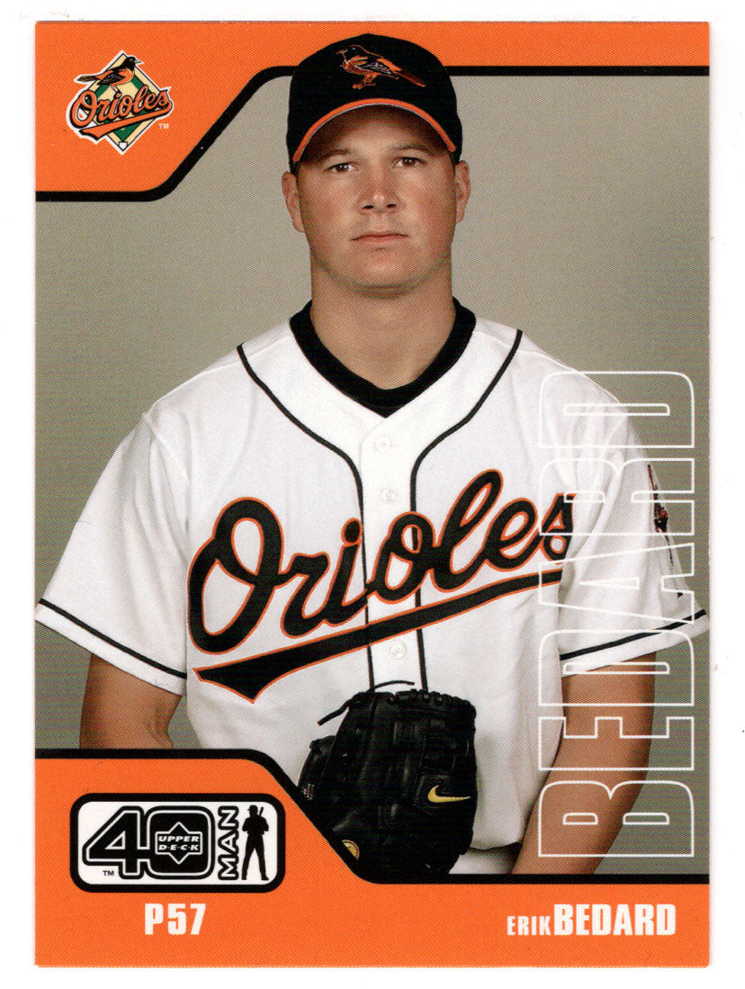 Erik Bedard - Baltimore Orioles (MLB Baseball Card) 2002 Upper Deck 40-Man # 202 Mint