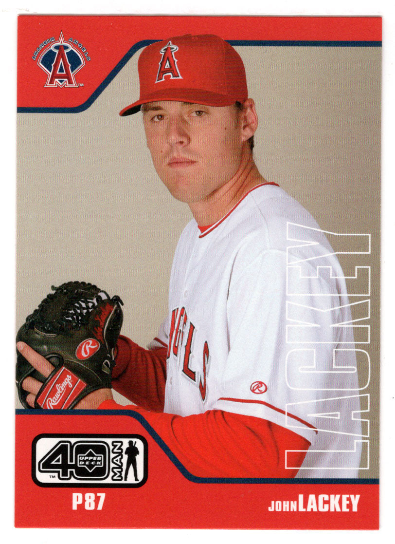 John Lackey - Anaheim Angels (MLB Baseball Card) 2002 Upper Deck 40-Man # 29 Mint