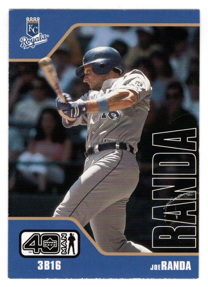 Joe Randa - Kansas City Royals (MLB Baseball Card) 2002 Upper Deck 40-Man # 305 Mint