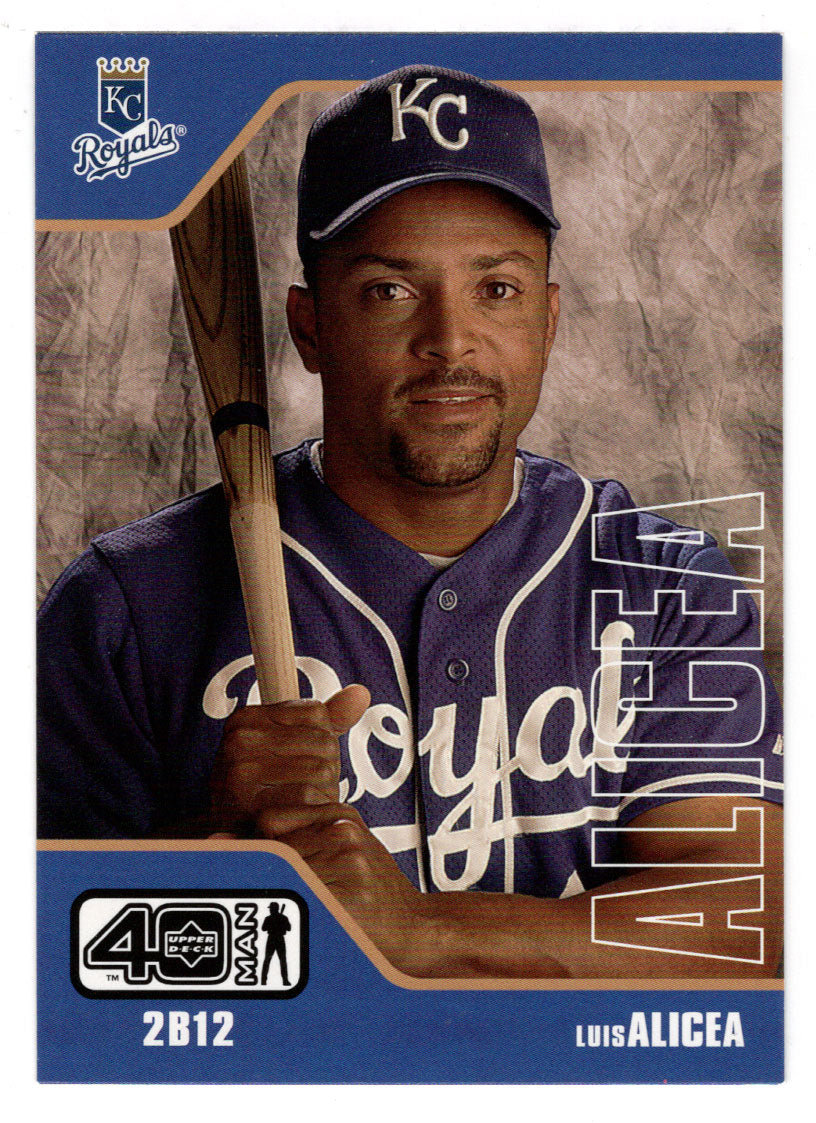 Luis Alicea - Kansas City Royals (MLB Baseball Card) 2002 Upper Deck 40-Man # 310 Mint