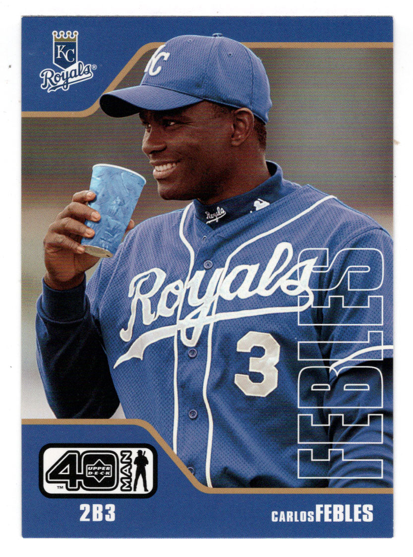 Carlos Febles - Kansas City Royals (MLB Baseball Card) 2002 Upper Deck 40-Man # 319 Mint