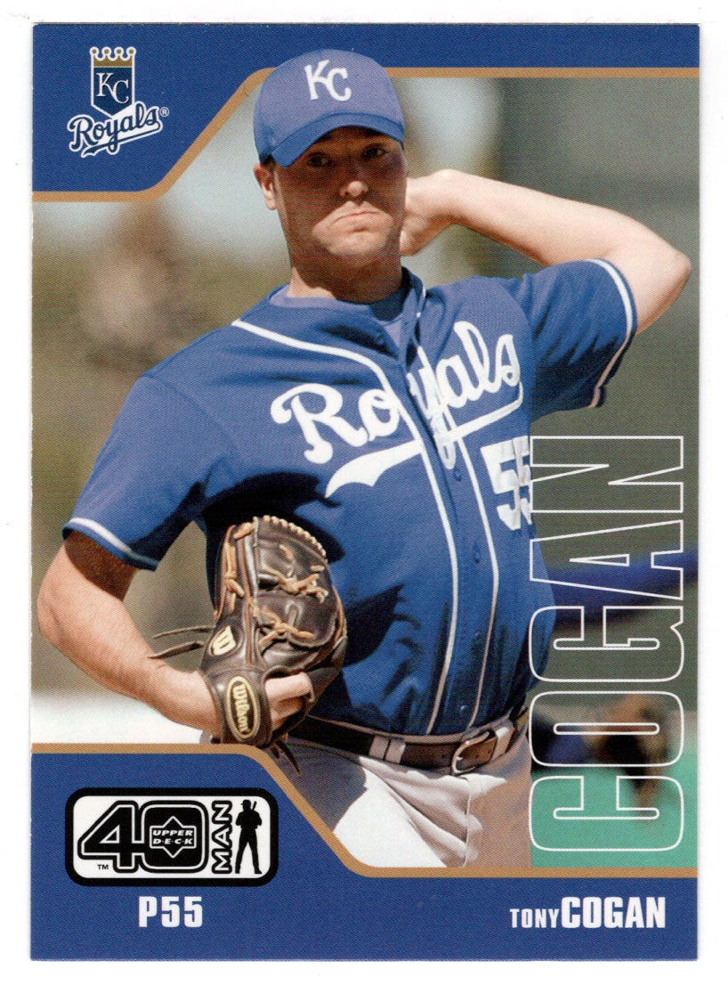 Tony Cogan - Kansas City Royals (MLB Baseball Card) 2002 Upper Deck 40-Man # 324 Mint