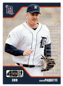 Craig Paquette - Detroit Tigers (MLB Baseball Card) 2002 Upper Deck 40-Man # 335 Mint