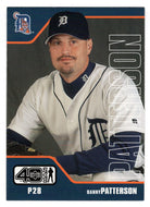 Danny Patterson - Detroit Tigers (MLB Baseball Card) 2002 Upper Deck 40-Man # 338 Mint