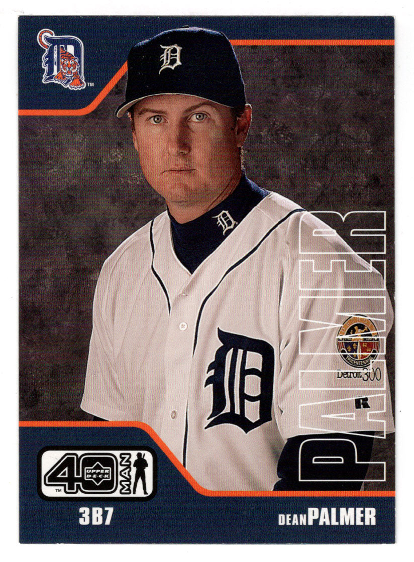 Dean Palmer - Detroit Tigers (MLB Baseball Card) 2002 Upper Deck 40-Man # 340 Mint