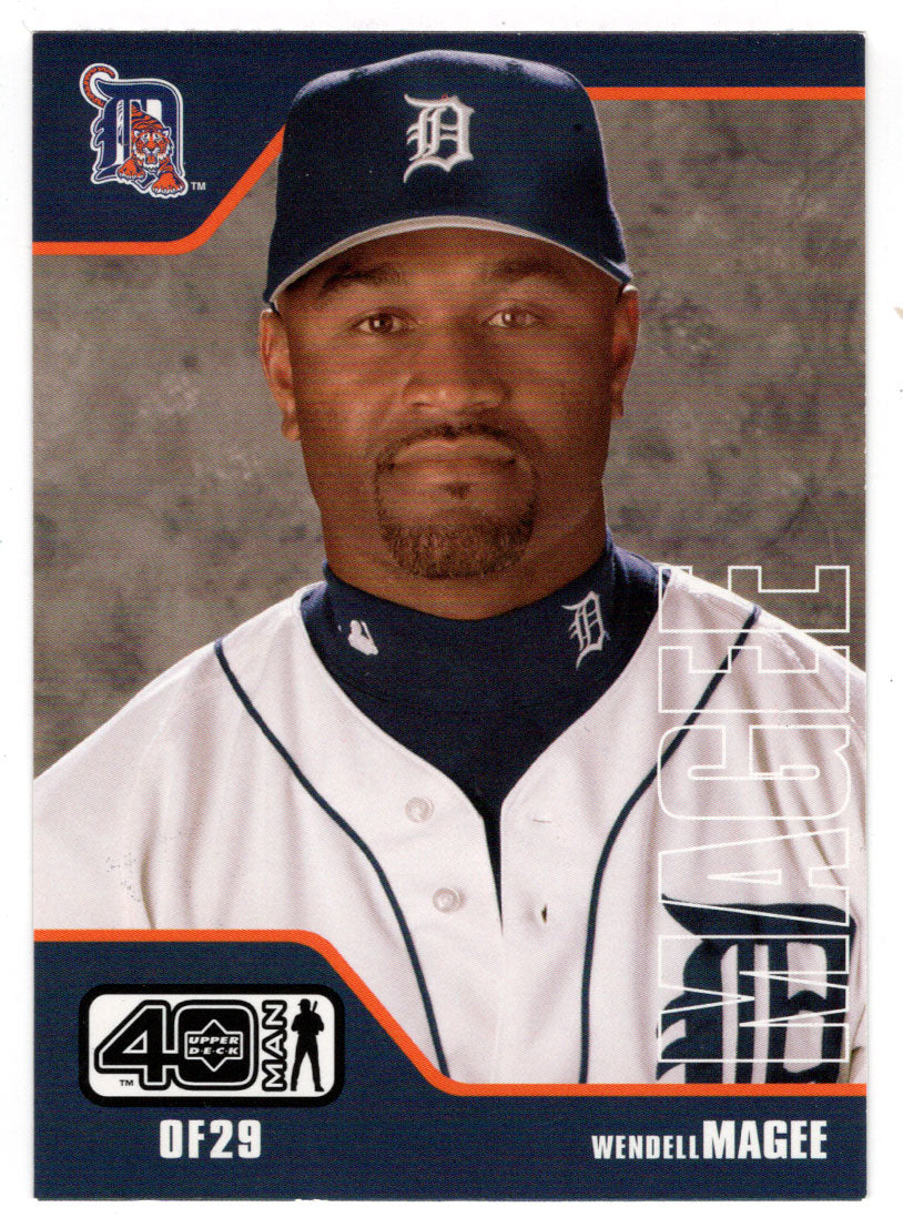 Wendell Magee - Detroit Tigers (MLB Baseball Card) 2002 Upper Deck 40-Man # 349 Mint
