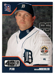 Brian Moehler - Detroit Tigers (MLB Baseball Card) 2002 Upper Deck 40-Man # 351 Mint