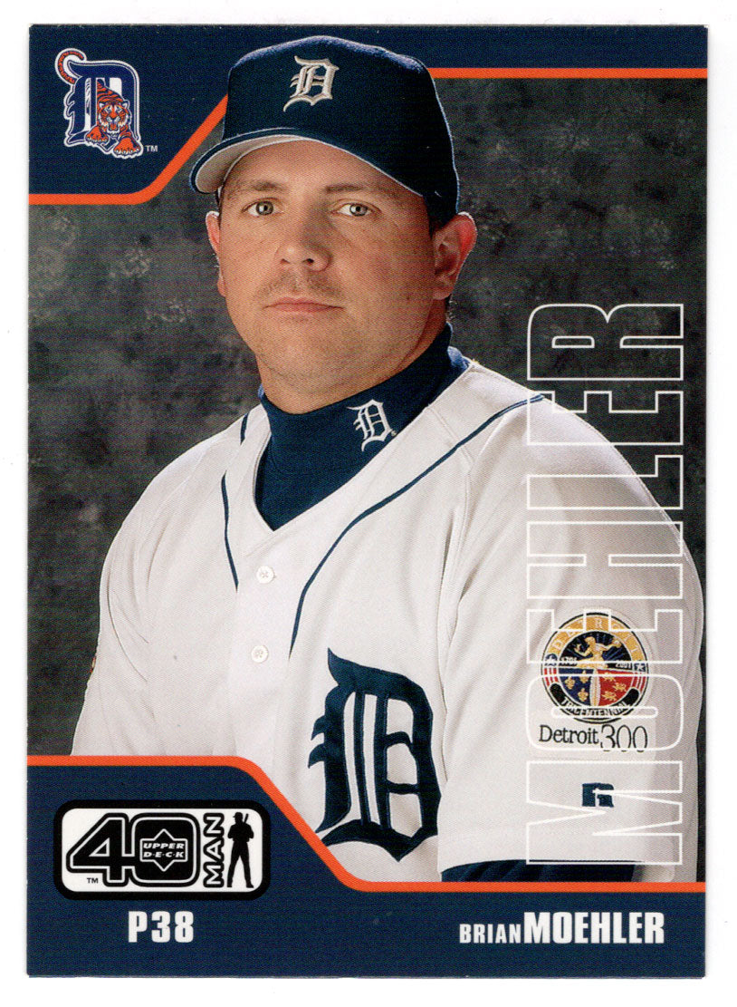 Brian Moehler - Detroit Tigers (MLB Baseball Card) 2002 Upper Deck 40-Man # 351 Mint