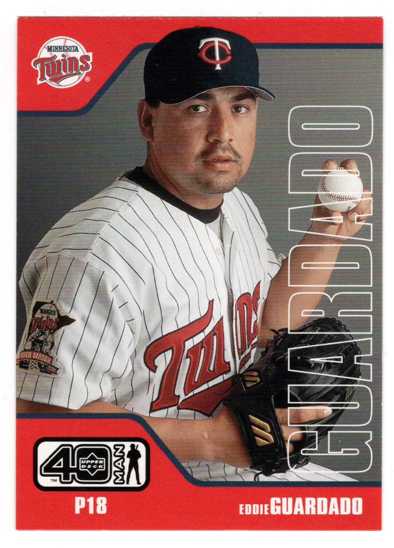 Eddie Guardado - Minnesota Twins (MLB Baseball Card) 2002 Upper Deck 40-Man # 368 Mint
