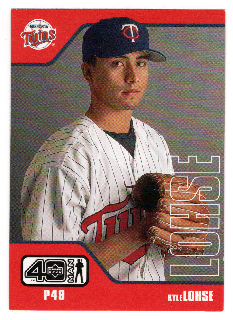 Kyle Lohse - Minnesota Twins (MLB Baseball Card) 2002 Upper Deck 40-Man # 372 Mint