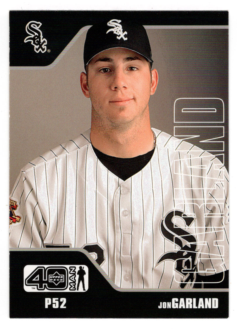 Jon Garland - Chicago White Sox (MLB Baseball Card) 2002 Upper Deck 40-Man # 395 Mint