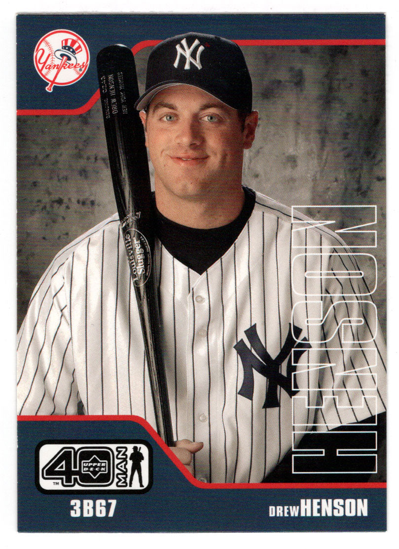 Drew Henson - New York Yankees (MLB Baseball Card) 2002 Upper Deck 40-Man # 454 Mint