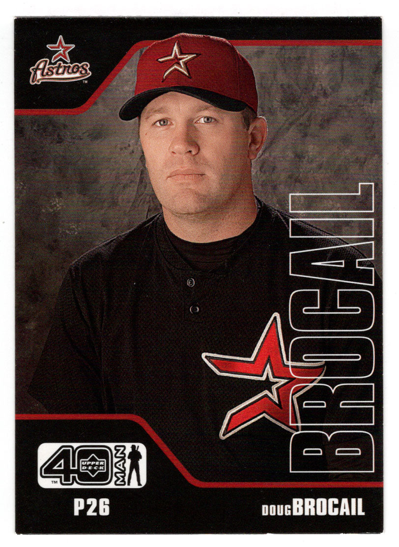 Doug Brocail - Houston Astros (MLB Baseball Card) 2002 Upper Deck 40-Man # 478 Mint