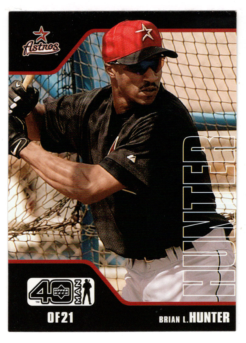 Brian L. Hunter - Houston Astros (MLB Baseball Card) 2002 Upper Deck 40-Man # 487 Mint