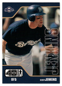 Geoff Jenkins - Milwaukee Brewers (MLB Baseball Card) 2002 Upper Deck 40-Man # 537 Mint