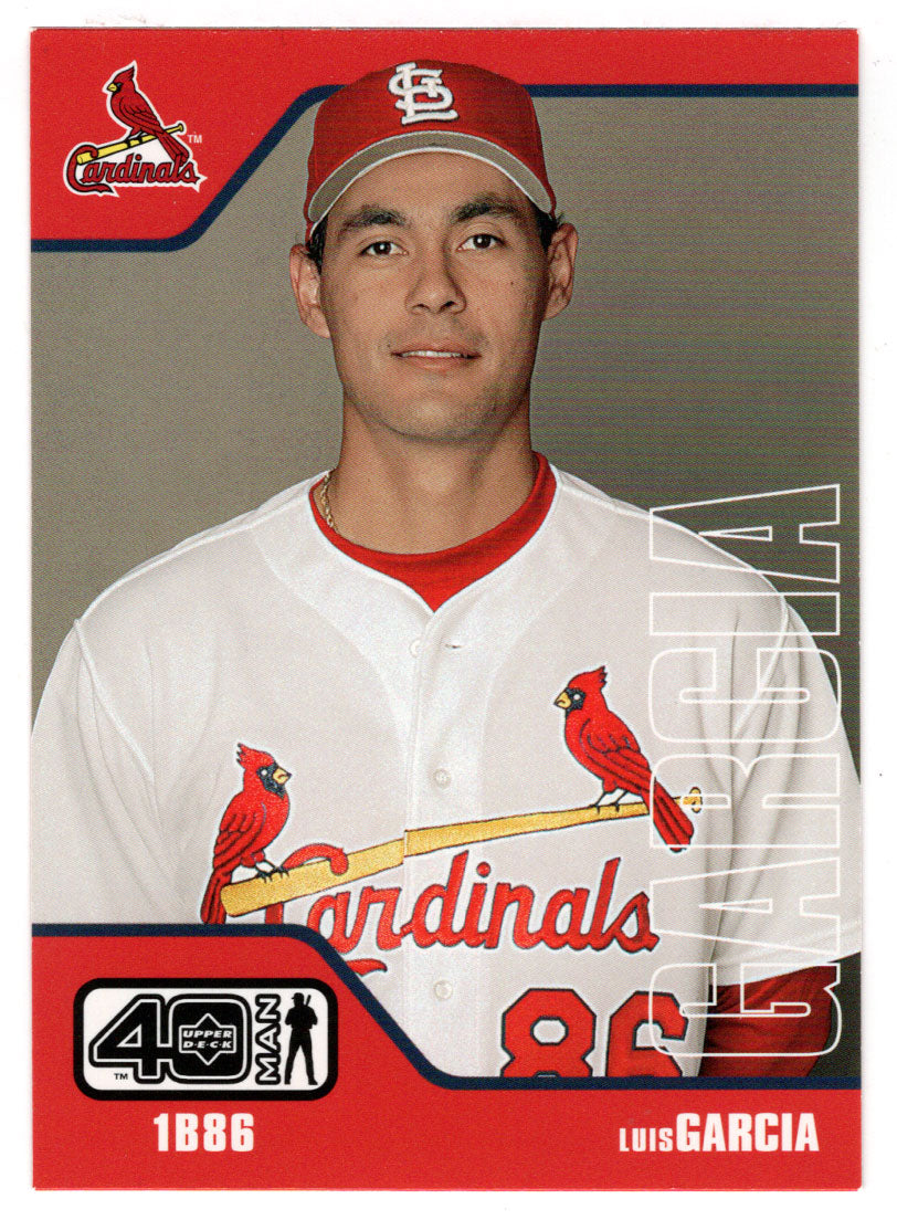 Luis Garcia - St. Louis Cardinals (MLB Baseball Card) 2002 Upper Deck 40-Man # 572 Mint