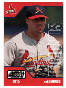Jim Edmonds - St. Louis Cardinals (MLB Baseball Card) 2002 Upper Deck 40-Man # 573 Mint