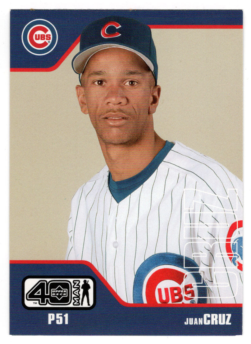 Juan Cruz - Chicago Cubs (MLB Baseball Card) 2002 Upper Deck 40-Man # 629 Mint