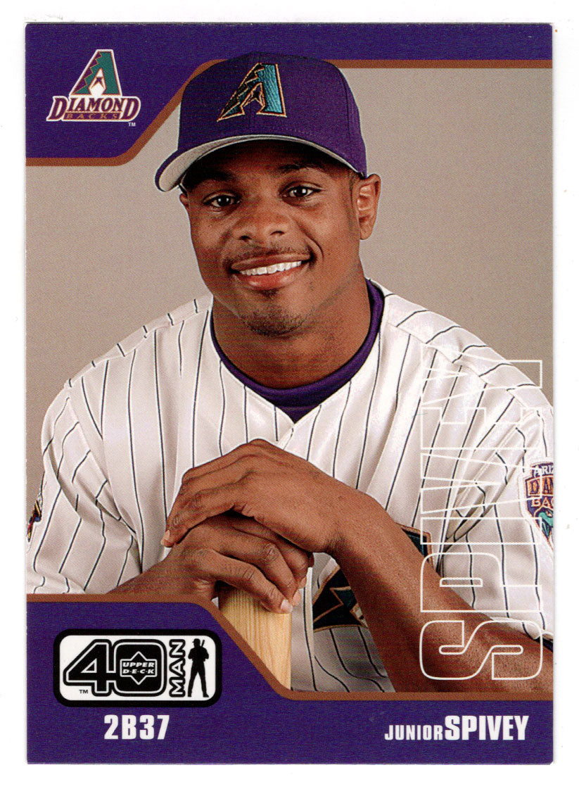 Junior Spivey - Arizona Diamondbacks (MLB Baseball Card) 2002 Upper Deck 40-Man # 647 Mint