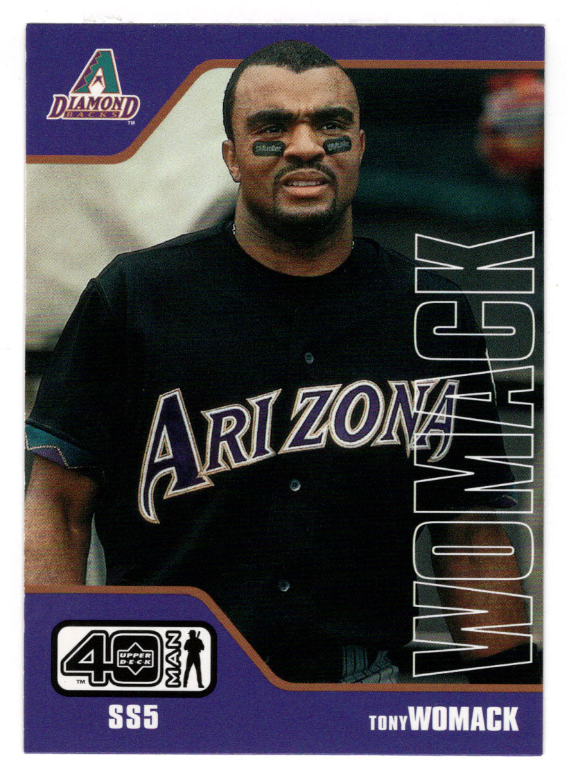 Tony Womack - Arizona Diamondbacks (MLB Baseball Card) 2002 Upper Deck 40-Man # 650 Mint