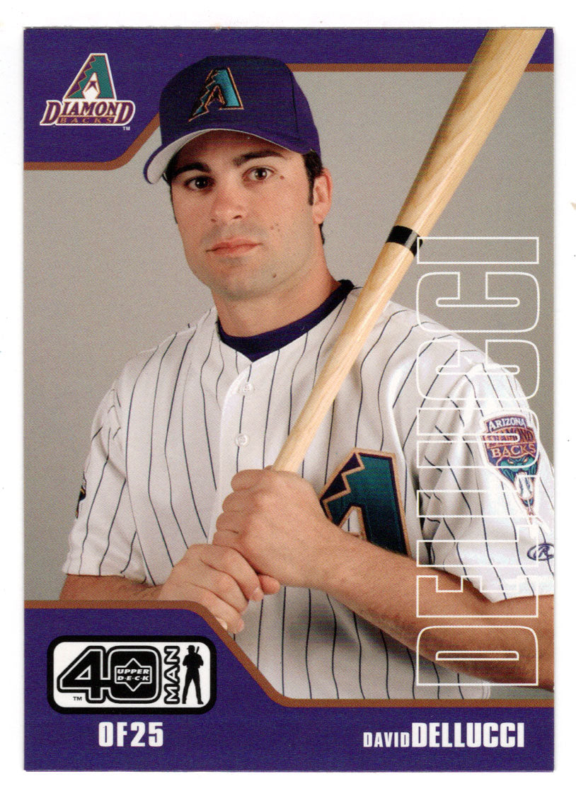 David Dellucci - Arizona Diamondbacks (MLB Baseball Card) 2002 Upper Deck 40-Man # 664 Mint