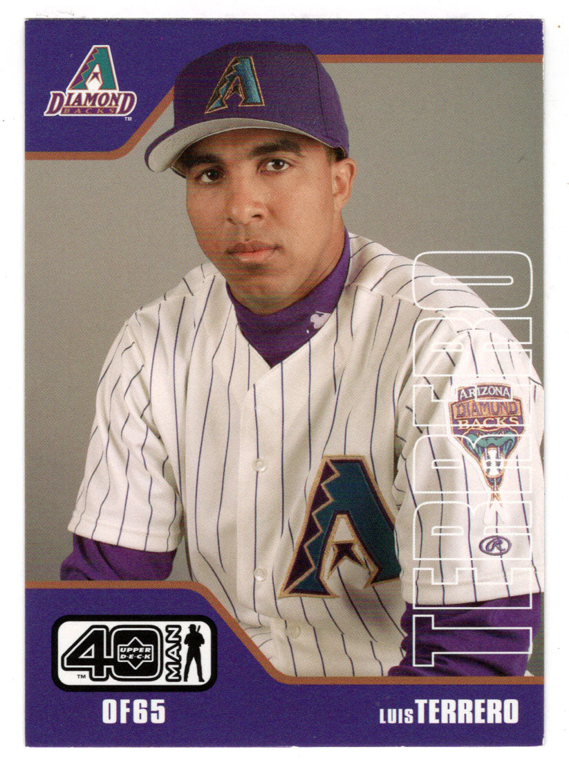 Luis Terrero - Arizona Diamondbacks (MLB Baseball Card) 2002 Upper Deck 40-Man # 673 Mint