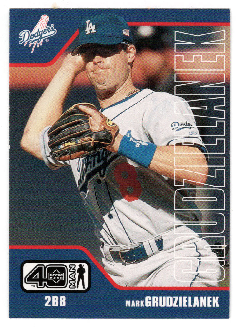 Mark Grudzielanek - Los Angeles Dodgers (MLB Baseball Card) 2002 Upper Deck 40-Man # 678 Mint