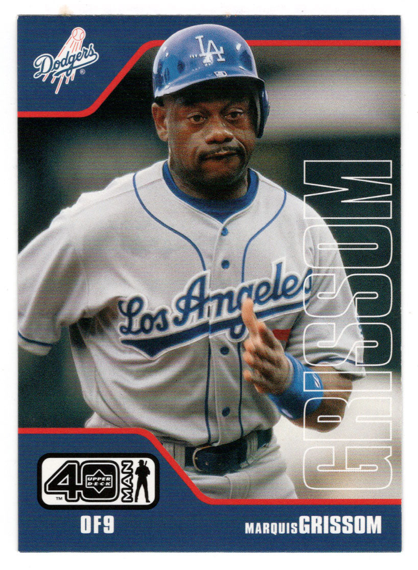 Marquis Grissom - Los Angeles Dodgers (MLB Baseball Card) 2002 Upper Deck 40-Man # 685 Mint