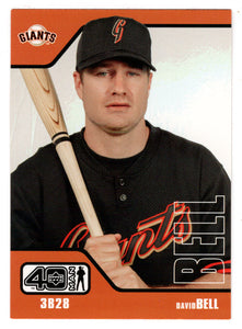 David Bell - San Francisco Giants (MLB Baseball Card) 2002 Upper Deck 40-Man # 765 Mint