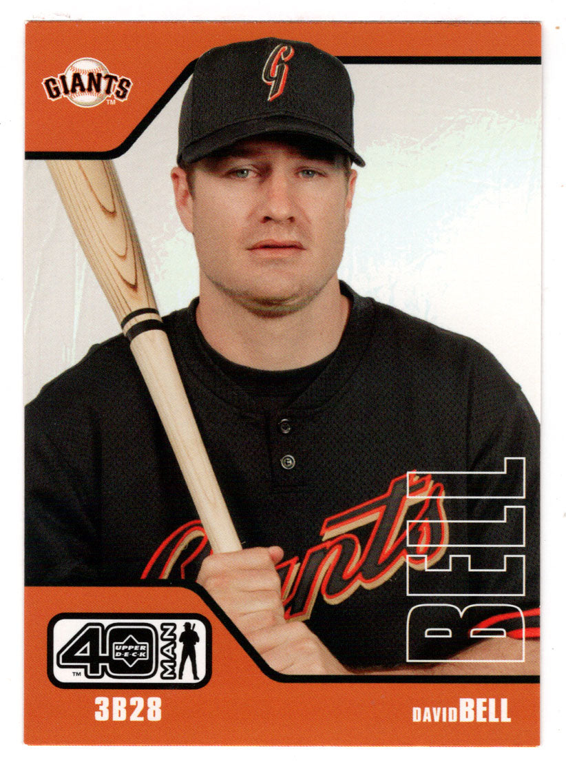 David Bell - San Francisco Giants (MLB Baseball Card) 2002 Upper Deck 40-Man # 765 Mint