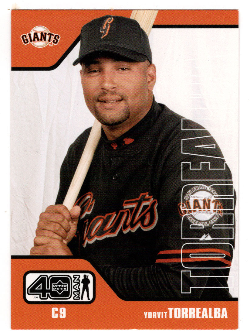 Yorvit Torrealba - San Francisco Giants (MLB Baseball Card) 2002 Upper Deck 40-Man # 766 Mint