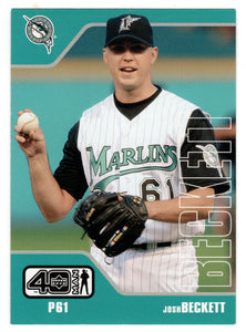 Josh Beckett - Florida Marlins (MLB Baseball Card) 2002 Upper Deck 40-Man # 776 Mint