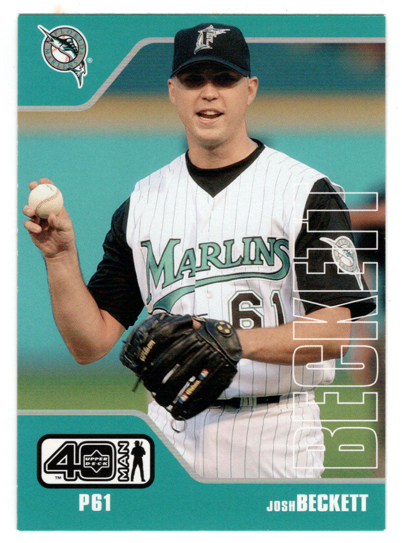 Josh Beckett - Florida Marlins (MLB Baseball Card) 2002 Upper Deck 40-Man # 776 Mint