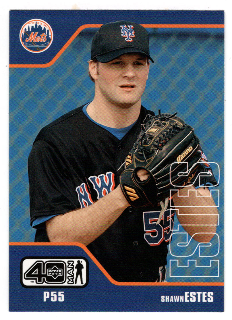 Shawn Estes - New York Mets (MLB Baseball Card) 2002 Upper Deck 40-Man # 814 Mint