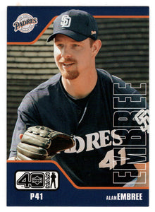 Alan Embree - San Diego Padres (MLB Baseball Card) 2002 Upper Deck 40-Man # 846 Mint