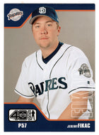 Jeremy Fikac - San Diego Padres (MLB Baseball Card) 2002 Upper Deck 40-Man # 852 Mint