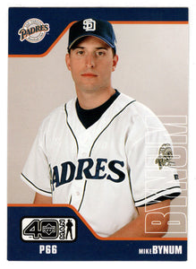 Mike Bynum - San Diego Padres (MLB Baseball Card) 2002 Upper Deck 40-Man # 868 Mint