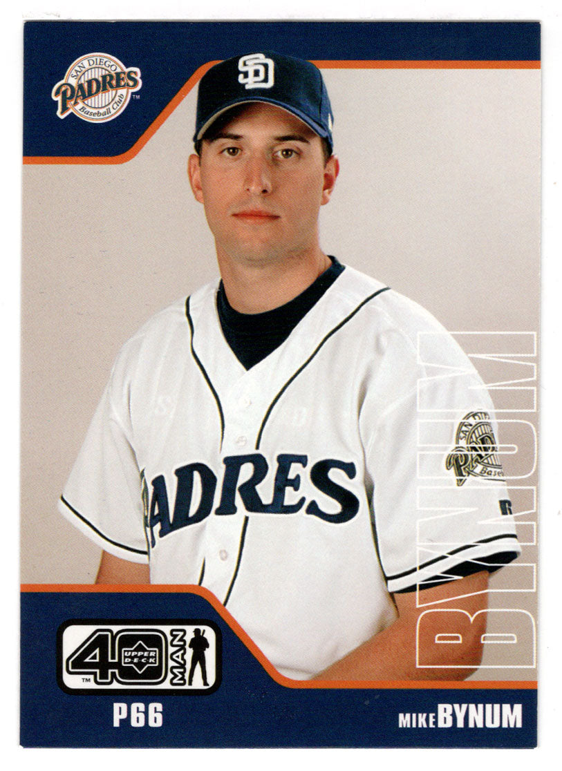 Mike Bynum - San Diego Padres (MLB Baseball Card) 2002 Upper Deck 40-Man # 868 Mint