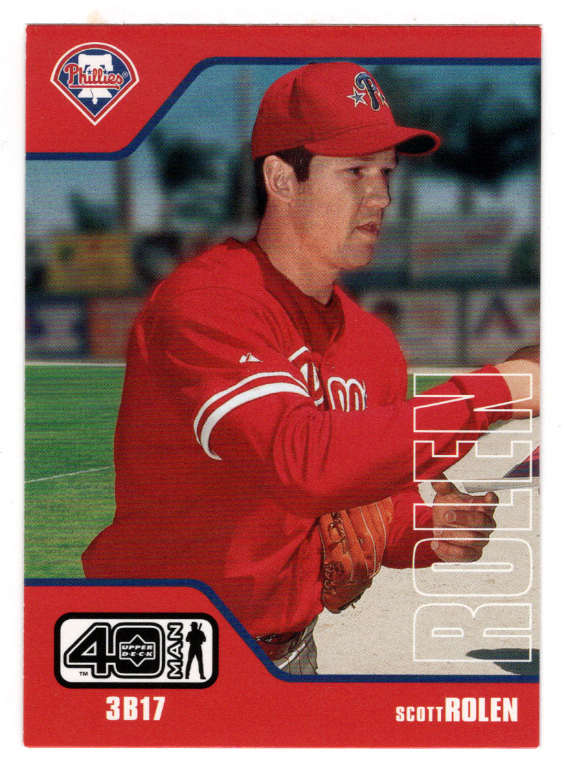 Scott Rolen - Philadelphia Phillies (MLB Baseball Card) 2002 Upper Deck 40-Man # 876 Mint