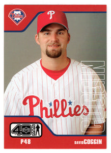 David Coggin - Philadelphia Phillies (MLB Baseball Card) 2002 Upper Deck 40-Man # 882 Mint