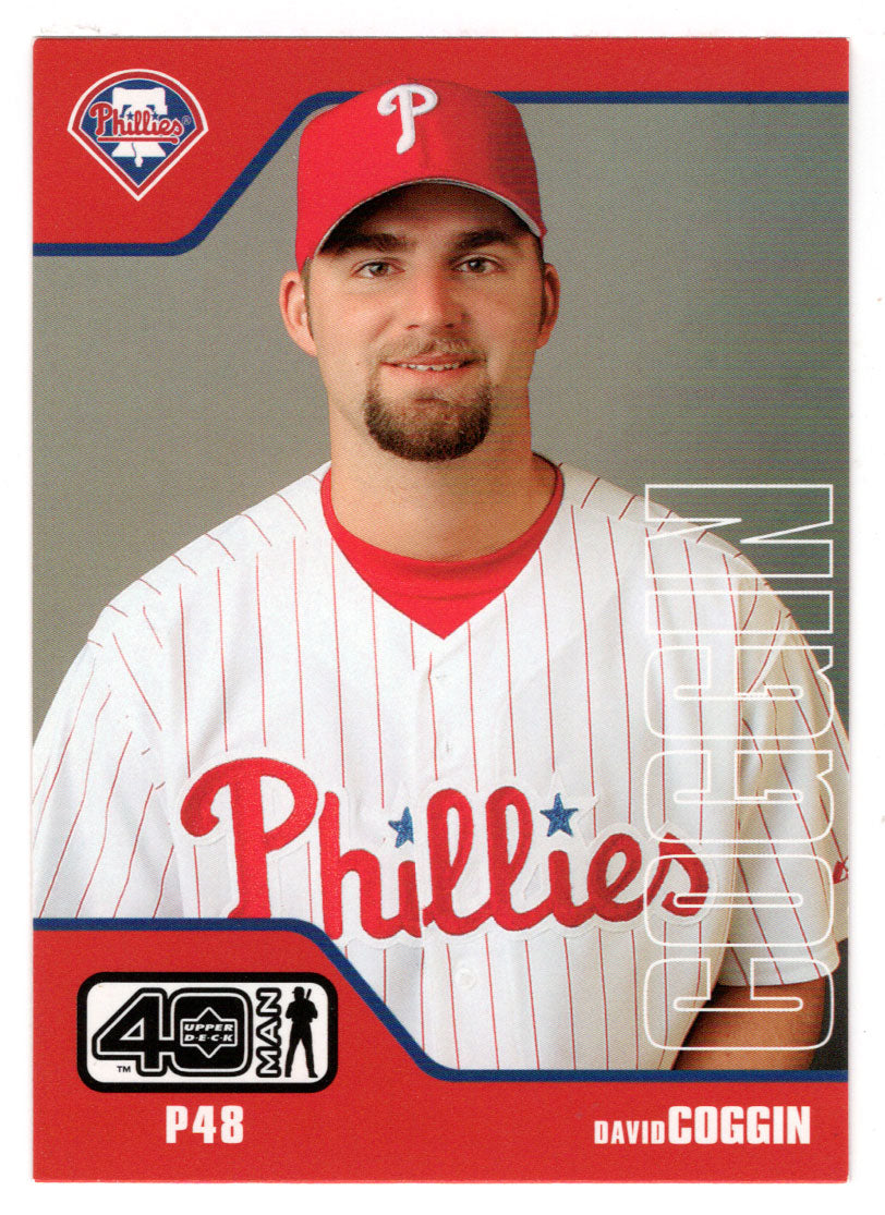 David Coggin - Philadelphia Phillies (MLB Baseball Card) 2002 Upper Deck 40-Man # 882 Mint